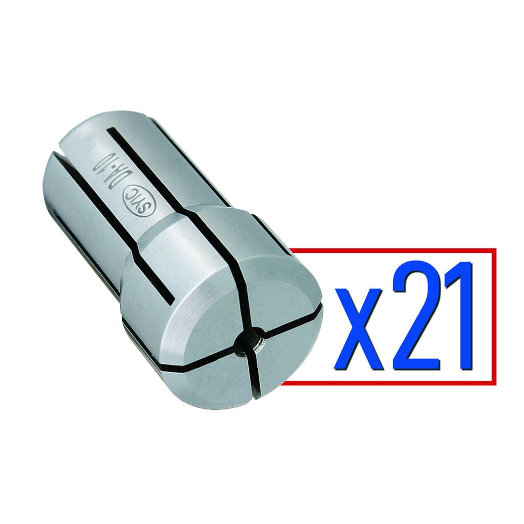 Techniks 01610-21S - DA 100 21 piece Collet Set