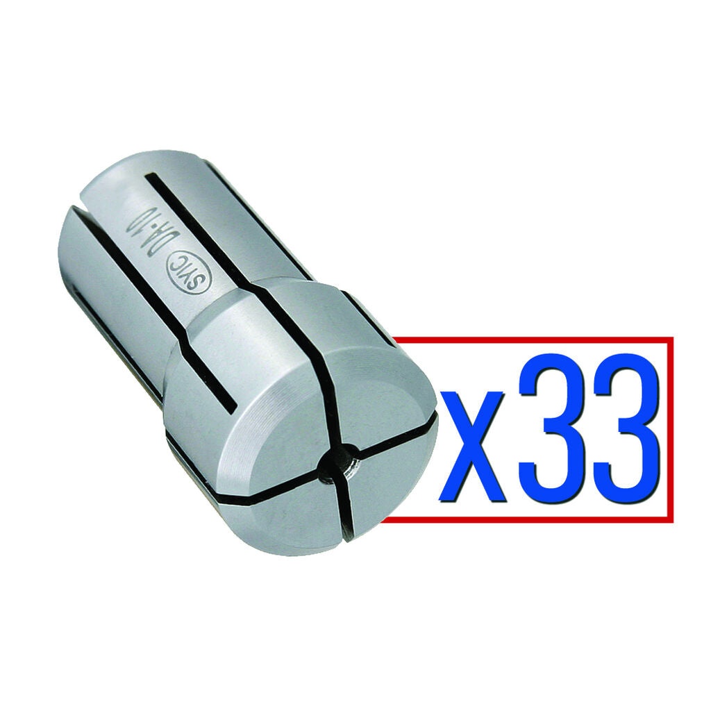 Techniks 01610-33S - DA 100 33 piece Collet Set