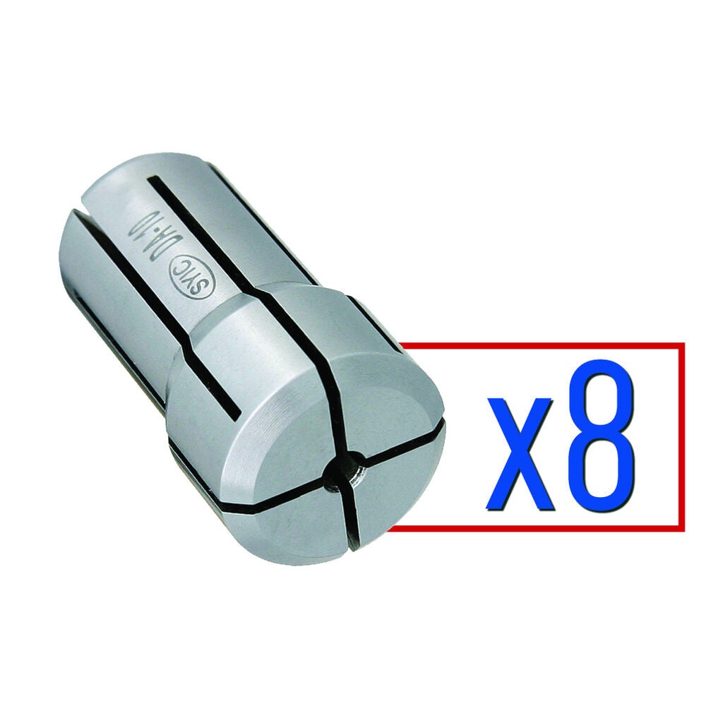 Techniks 01610-8S - DA 100 8 Piece Collet Set