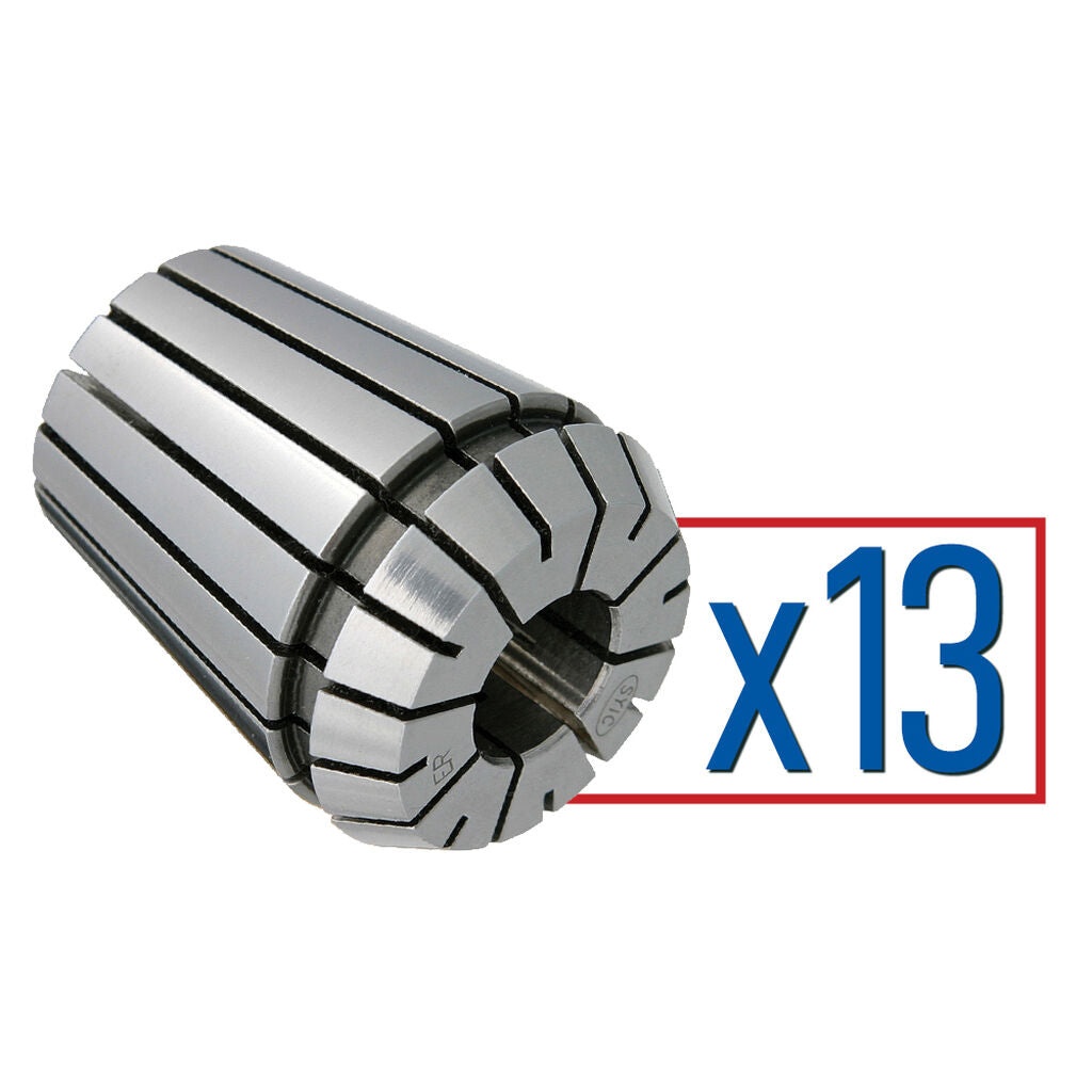 Techniks 04201MS - ER 11 x 13 pc Collet Set - Metric