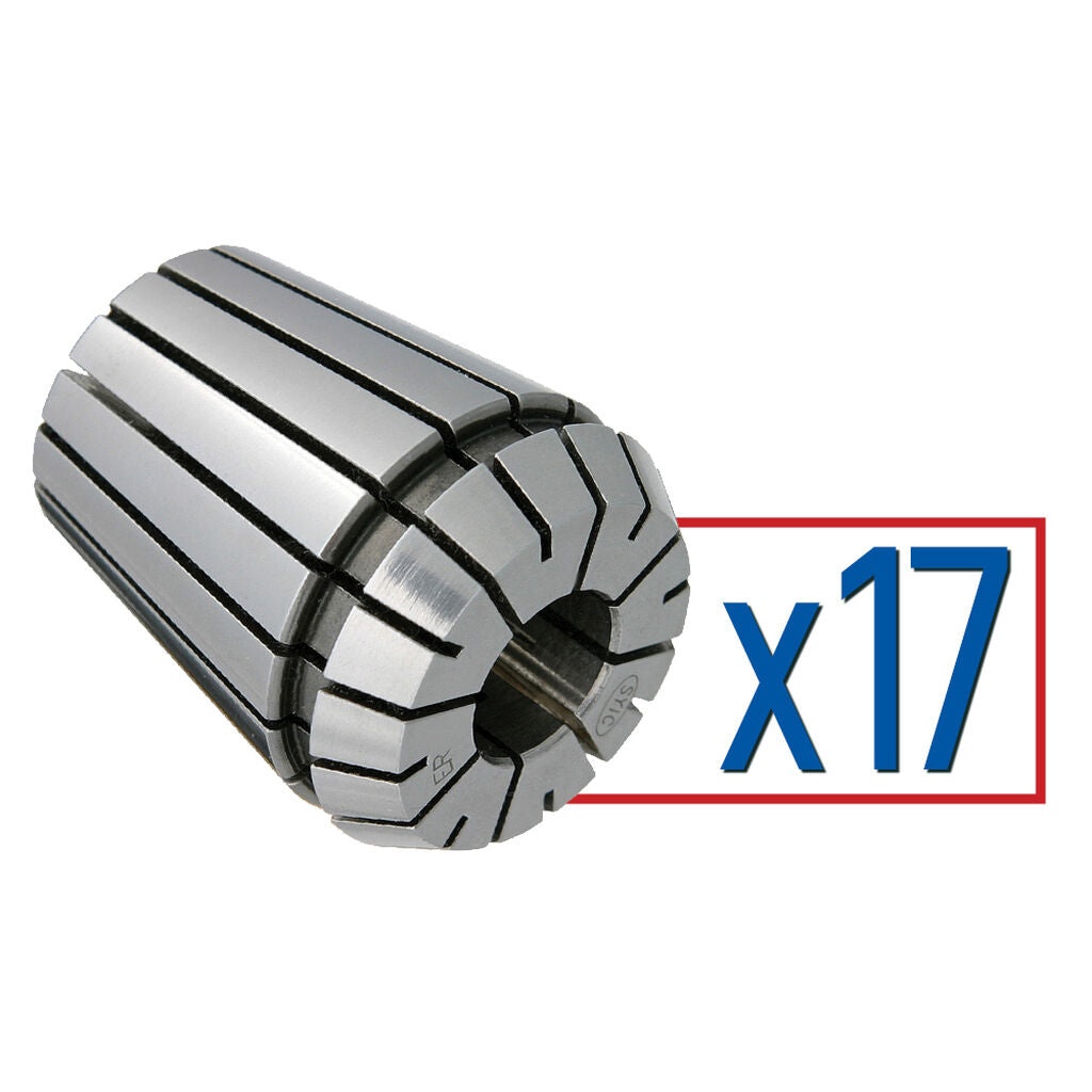 Techniks 04207MS - ER 50 x 17 pc Collet Set - Metric