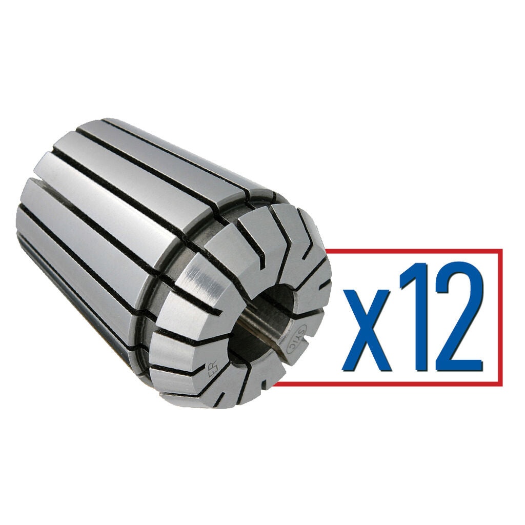 Techniks 04210IS - ER 20 x 12 pc Collet Set - Inch