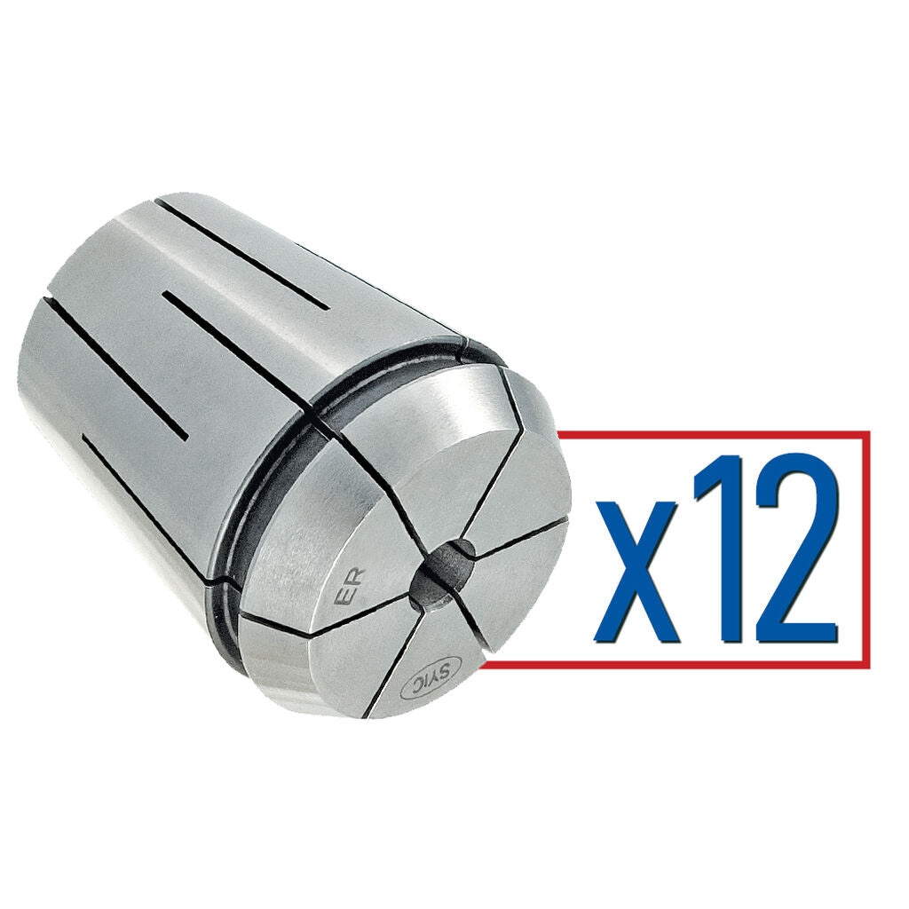 Techniks 04544IS - ER 20 x 12 pc Steel Sealed Set - Inch