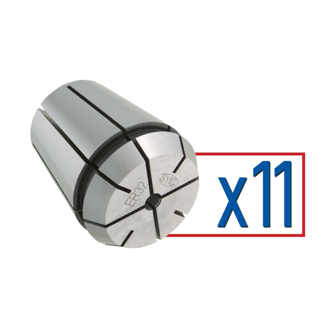 Techniks 05699-11SET - ER 32 Metric Rigid Tap Collet Set 11 pcs