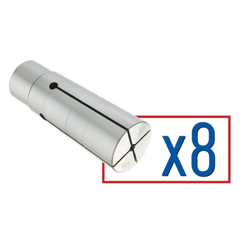 Techniks 18853IS - Slim-Fit 20 Inch Collet Set - 8 pcs.