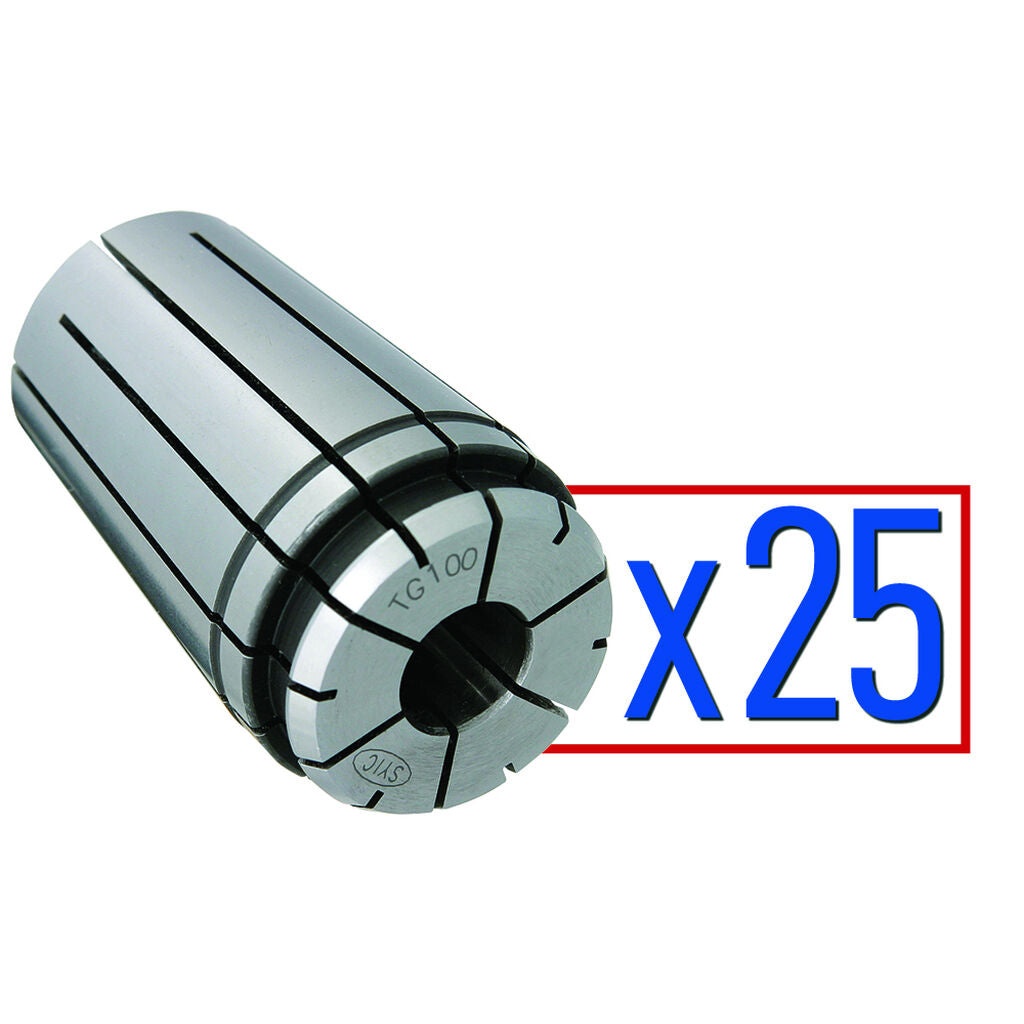Techniks 84063-25S - TG 100 Sealed Collet Set - 25 pcs.
