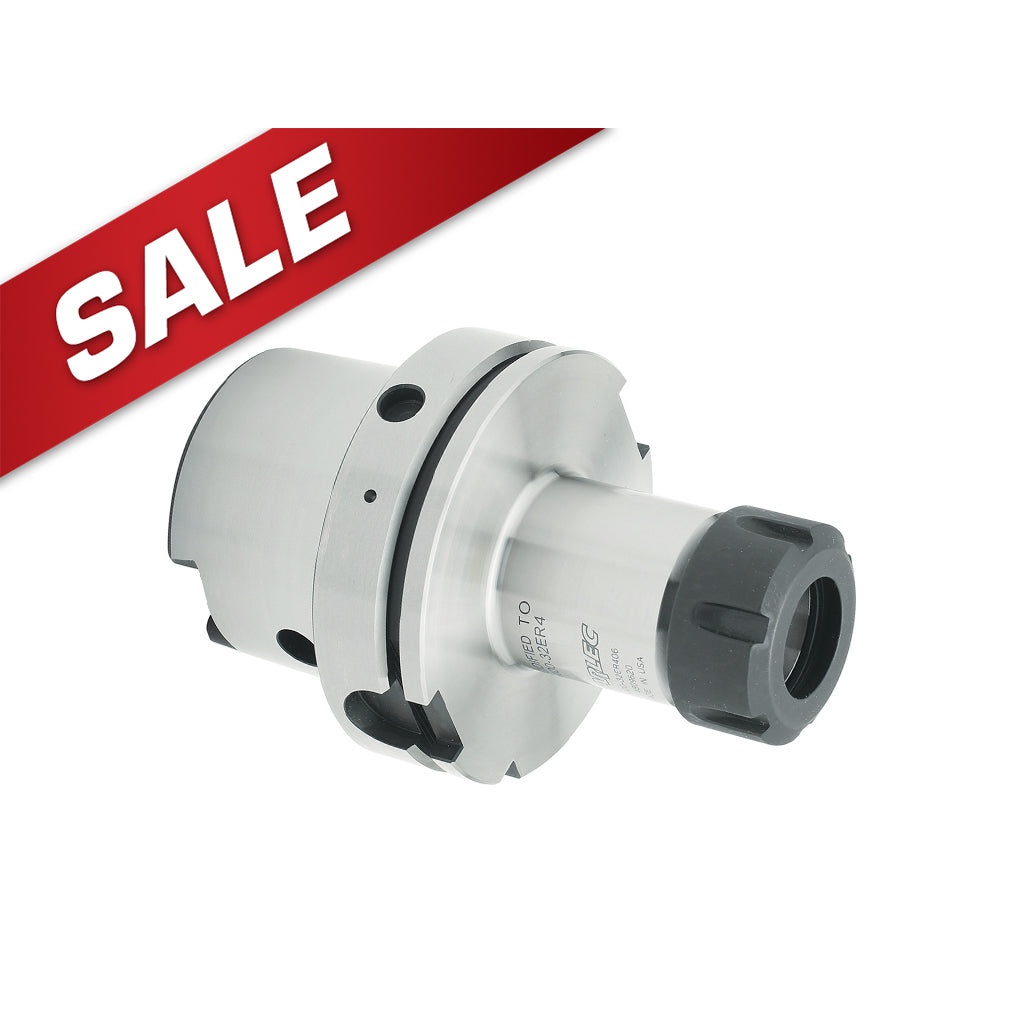 Parlec H100-25ERF394 - ER 25 Chuck Flush Nut x 3.94" HSK100A