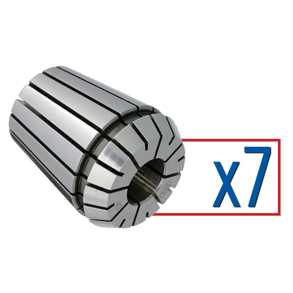 Parlec ER11-S007 - Collet Set ER 11 1/16" - 1/4" x 1/32"