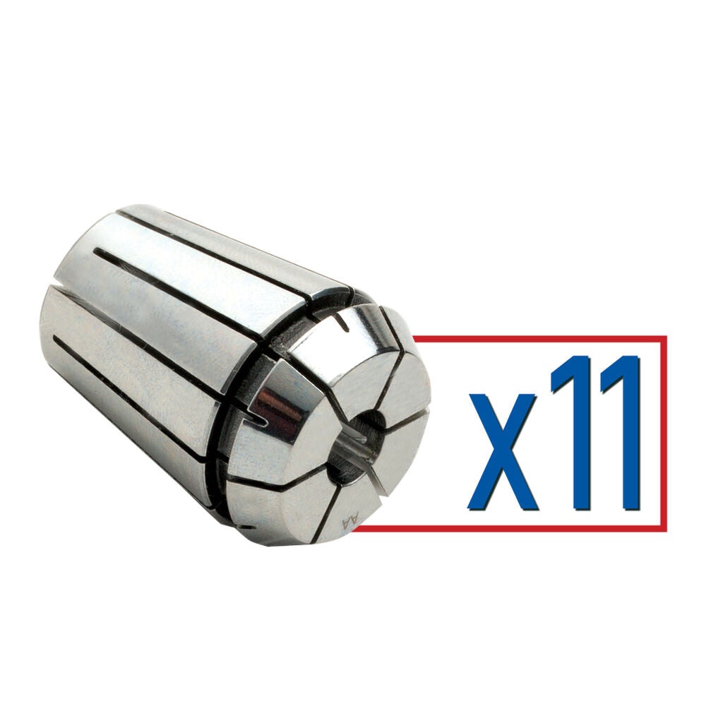 Parlec 5UMER25-SI011 - Collet Set ER 25 .1250"-.6250" (11 pcs)