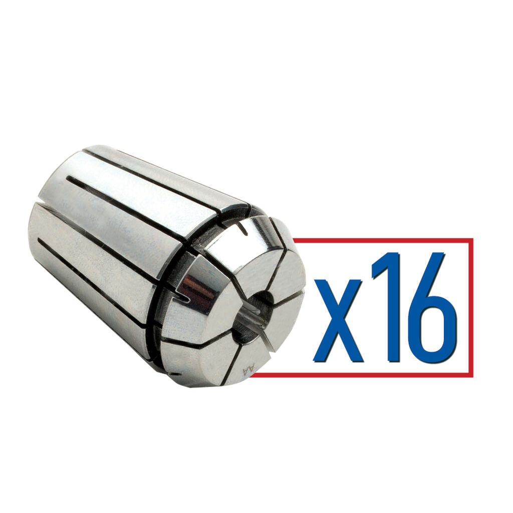 Parlec 5UMER40-SI016 - Collet Set ER 40 .1250"-1.000" (16 pcs)