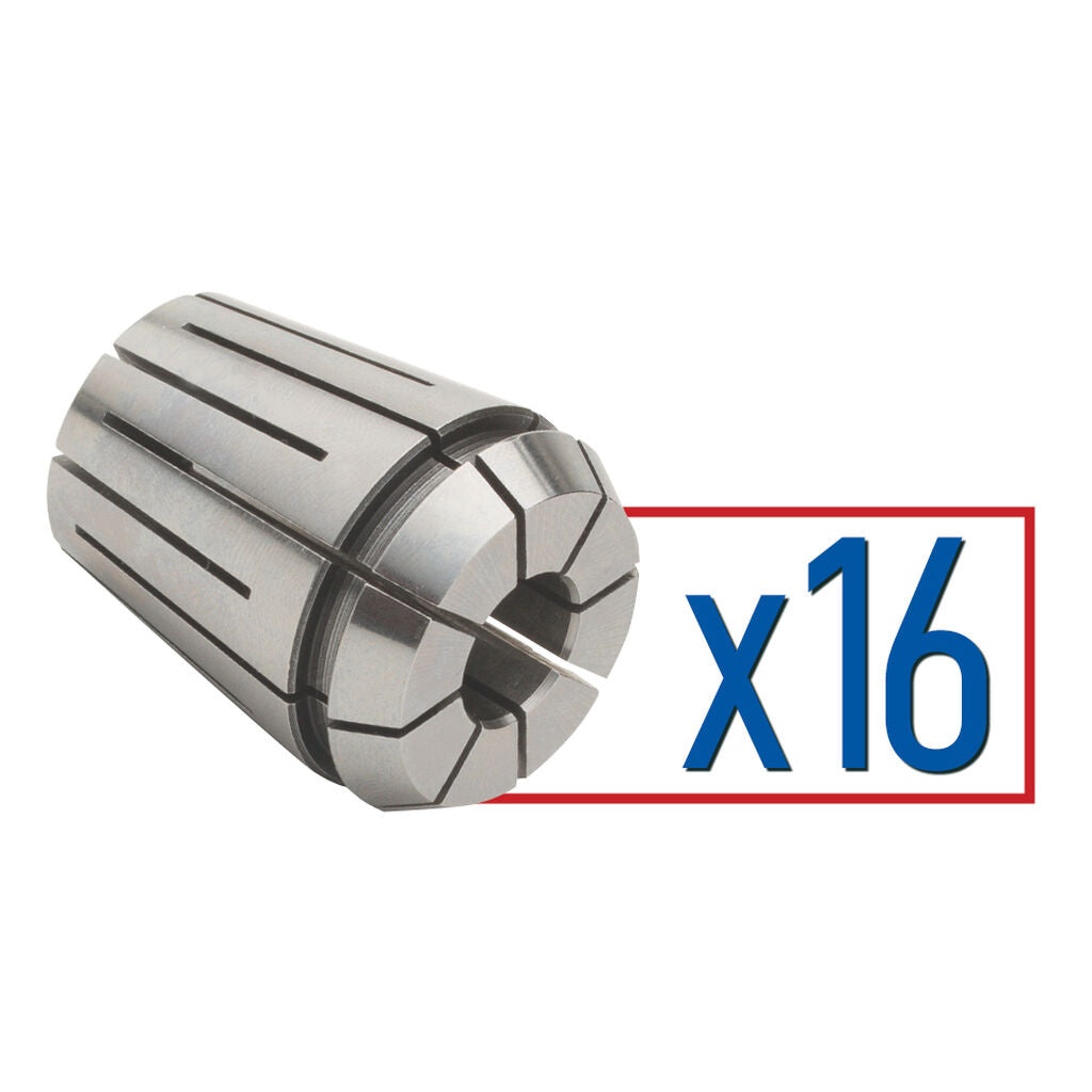 Parlec ERS25-S016 - ER 25 Sealed Collet Set Inch 5/32 - 5/8"