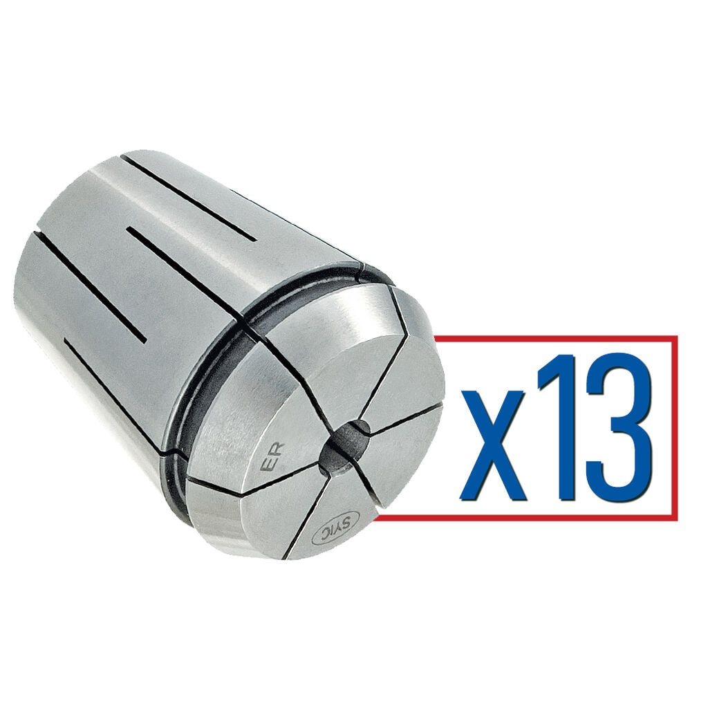 Parlec ERS25-S013 - Collet Set Sealed ER25 4-16mm (13Pieces)