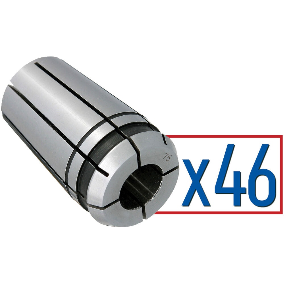 Parlec 75PG-S016 - Collet Set 75PG .0468"-.7500" (46 pcs x