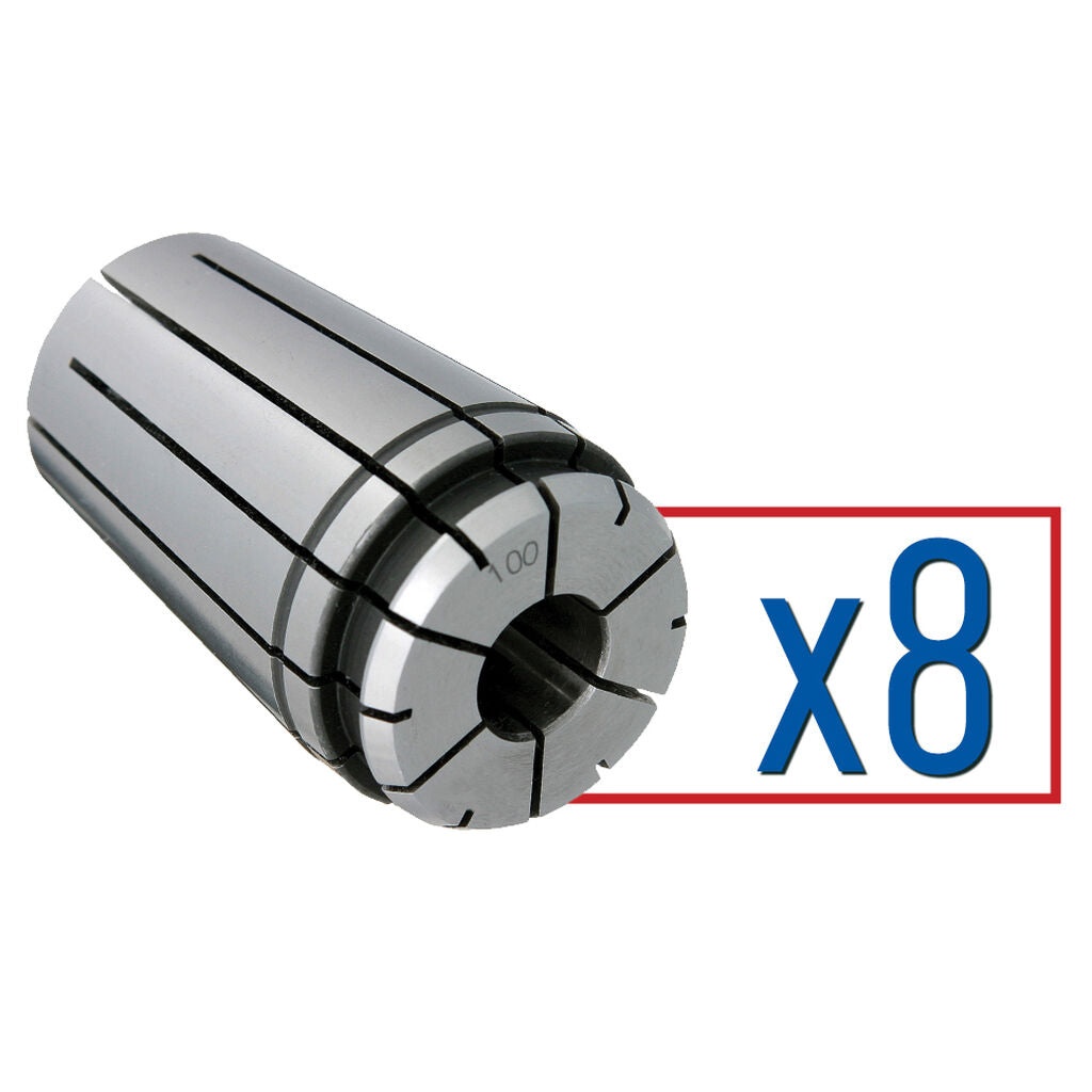 Parlec 100PG-S125 - Collet Set 100PG .125-1.000" (8 pcs x