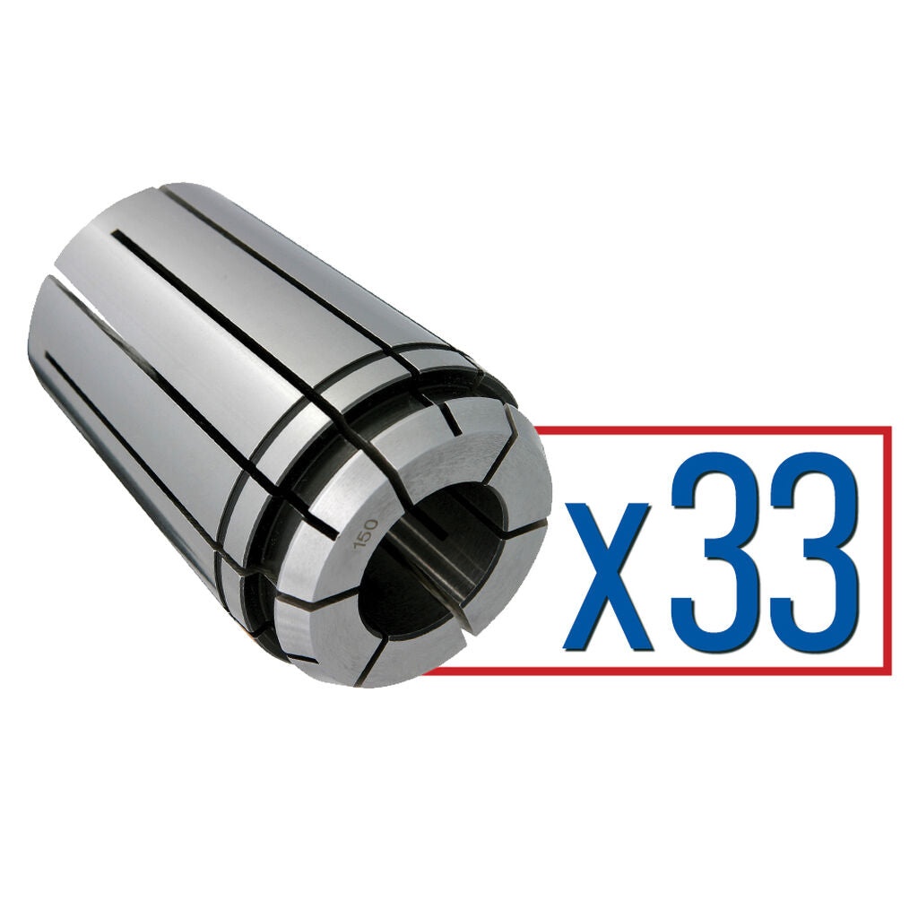 Parlec 150PG-S031 - Collet Set 150PG .500"-1.500" (33 pcs x
