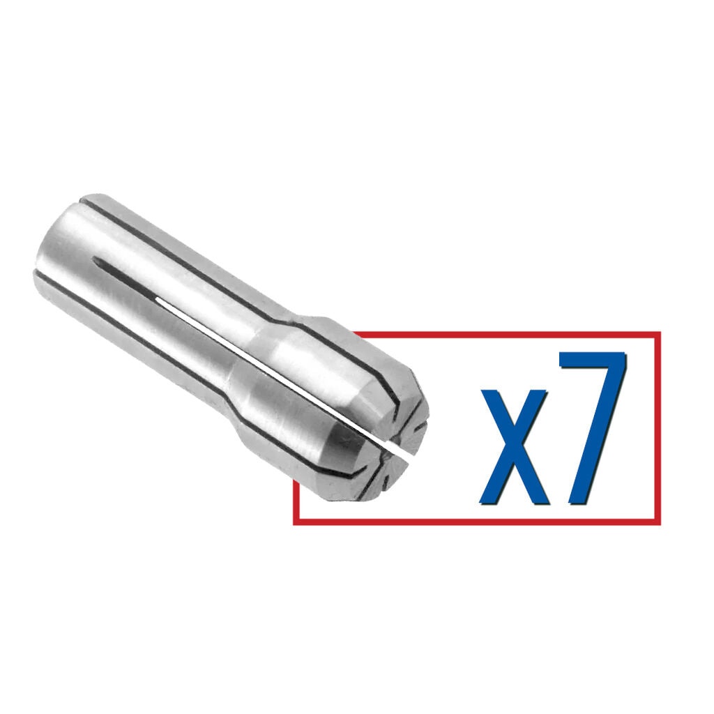 Parlec DA300-S031 - Collet Set INCR 1/16-1/4 x 1/32 (7 pcs)