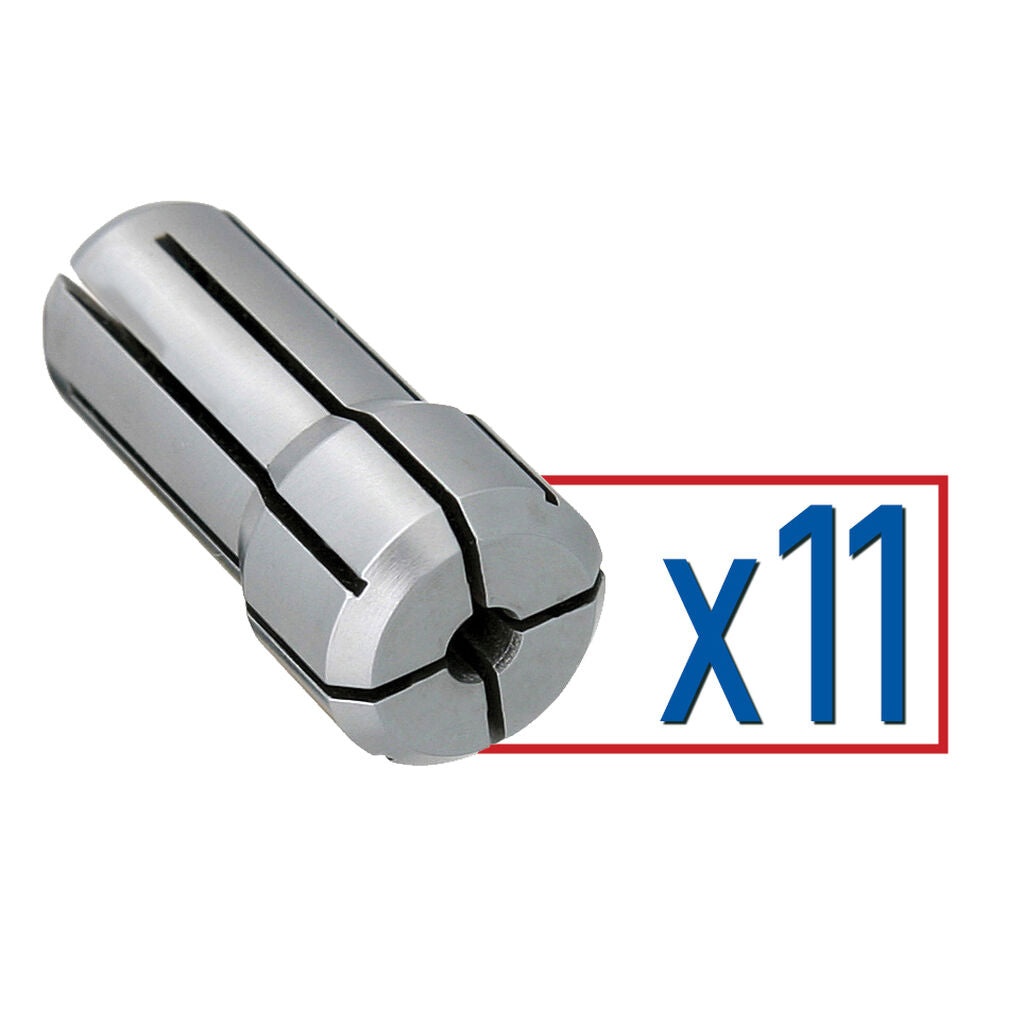 Parlec DA200-S031 - Collet Set DA200 1/16-3/8 x 1/32 (11pcs)