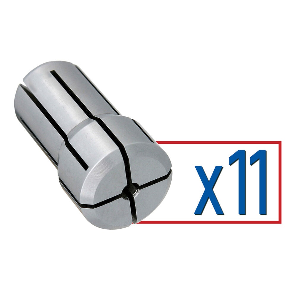 Parlec DA100-S011 - Collet Set DA 100 .2500-.5625 (11 pcs x