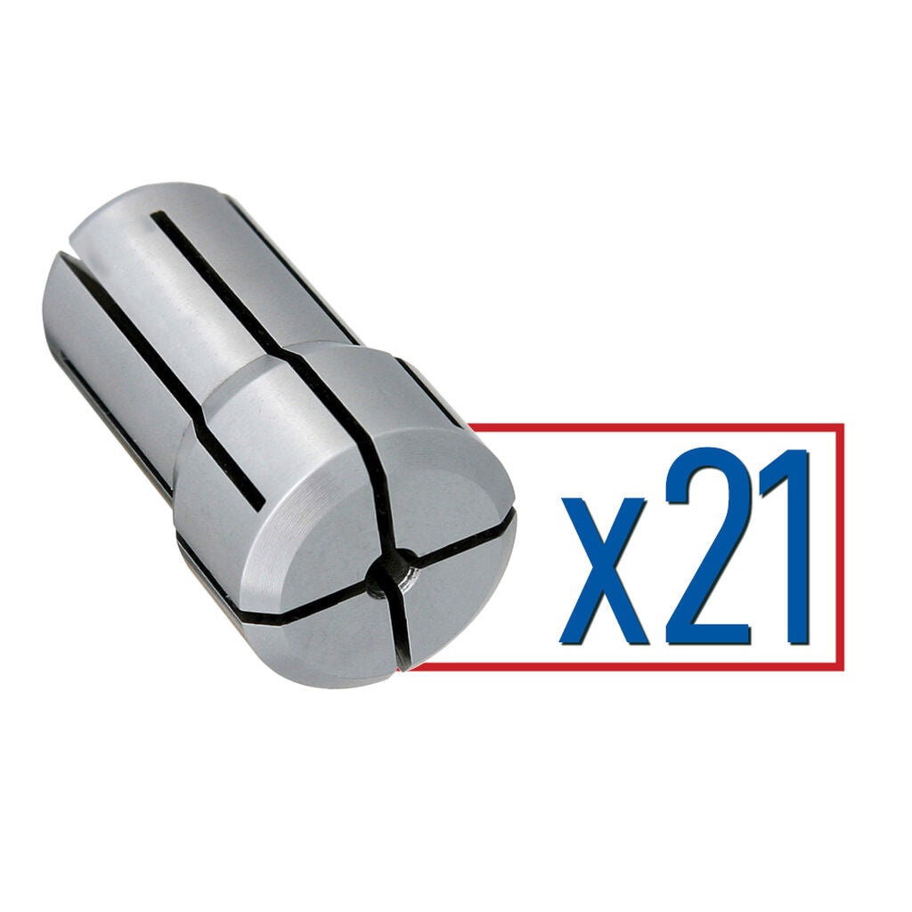 Parlec DA100-S021 - ColletSetDA100.2500"-.5625" (1/64" Inc.)