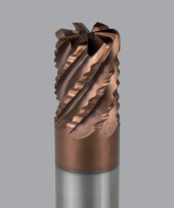 Onsrud RXR2652255 Solid Carbide end mill, 7 flute, 0.060 corner rad, standard length, ESR coated