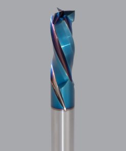 Onsrud 60-177PLR Solid Carbide router, 3 flute, compression, Polaris coated