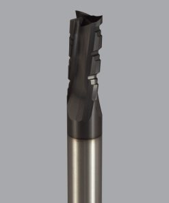 Onsrud 67-261 - Solid Carbide router, 3 flute, upcut, chipbreaker, DLC coated