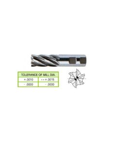 YG1-07110 - 3/4 x 3/4 x 1-5/8 x 3-7/8 - 6 Flute Regular Length Center Cut Hss