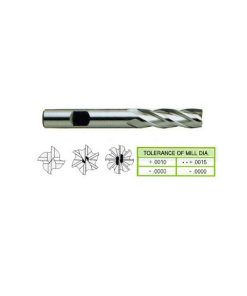 YG1-99098 - 2 x 1-1/4 x 3 x 5-1/2 - 8 Flute Medium Length Center Cut 8% Cobalt