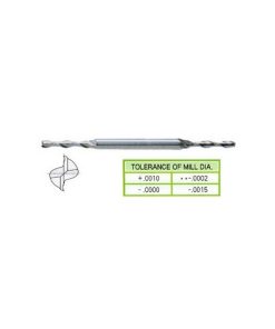 YG1-51006 - 1/16 x 3/16 x 7/32 x 3/8 x 2-1/2 - 2 Flute Long Length De Miniature Hss