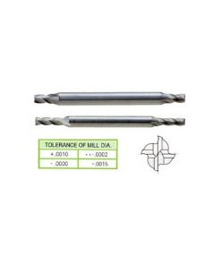 YG1-52016 - 9/64 x 3/16 x 7/32 x 2 - 4 Flute Stub Length De Miniature Hss