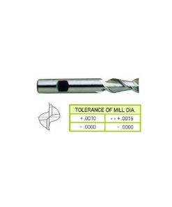 YG1-99089 - 1 x 1 x 3 x 5-1/2 - 2 Flute Medium Length Hi Helix Hss