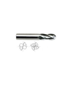 YG1-41558 - 1/8 x 1/8 x 1/2 x 1-1/2 - 2 Flute Regular Length Ball Nose Carbide
