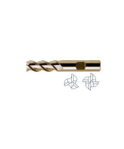 YG1-34519 - 5/8 x 5/8 x 1-5/8 x 3-3/4 - 3 Flute Regular Length 45 Deg Helix Center Cut Asp-30