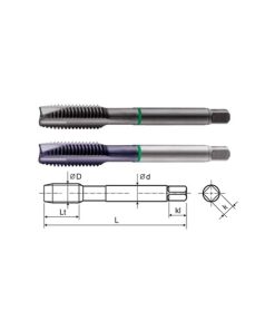 YG1-TCF784S - 1 - 8, H4 - Hss-Pm Combo Modi Spiral Point Tap Steam Oxide For Stainless Steel