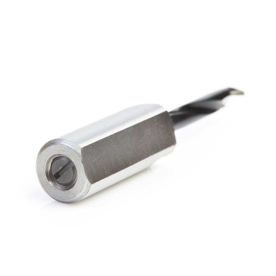 201004 Carbide Tipped Brad Point Boring Bit R/H 4mm Dia x 57mm Long x 10mm Shank