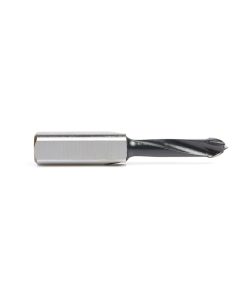 201007 Carbide Tipped Brad Point Boring Bit R/H 1/4 Dia x 57mm Long x 10mm Shank