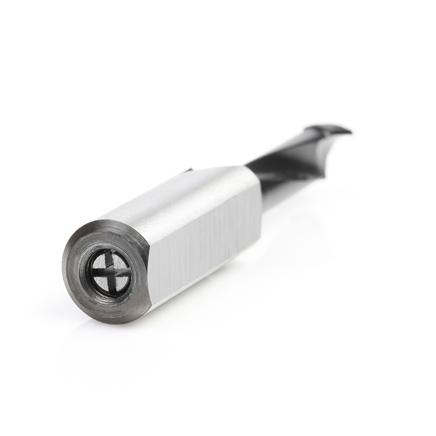 201007 Carbide Tipped Brad Point Boring Bit R/H 1/4 Dia x 57mm Long x 10mm Shank