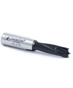 201008 Carbide Tipped Brad Point Boring Bit R/H 8mm Dia x 57mm Long x 10mm Shank