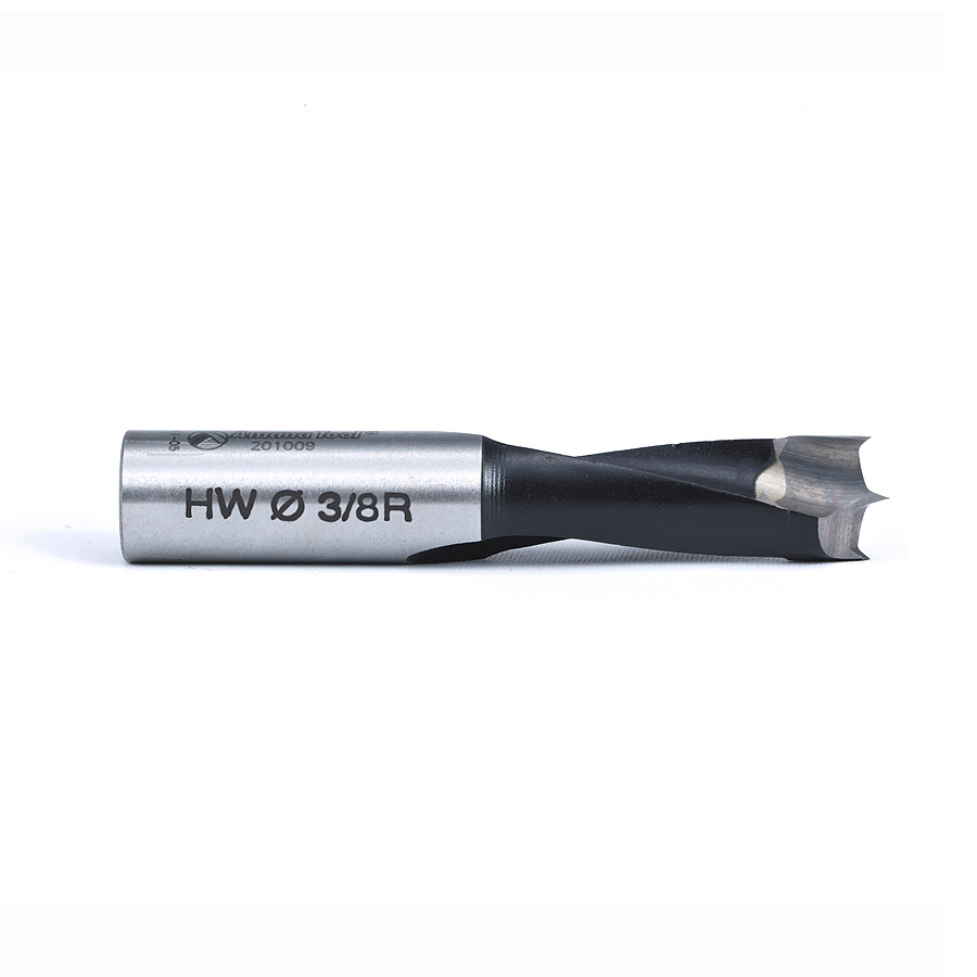 201009 Carbide Tipped Brad Point Boring Bit R/H 3/8 Dia x 57mm Long x 10mm Shank