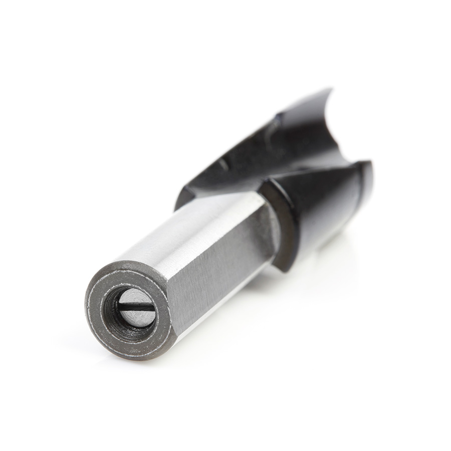 201015 Carbide Tipped Brad Point Boring Bit R/H 15mm Dia x 57mm Long x 10mm Shank