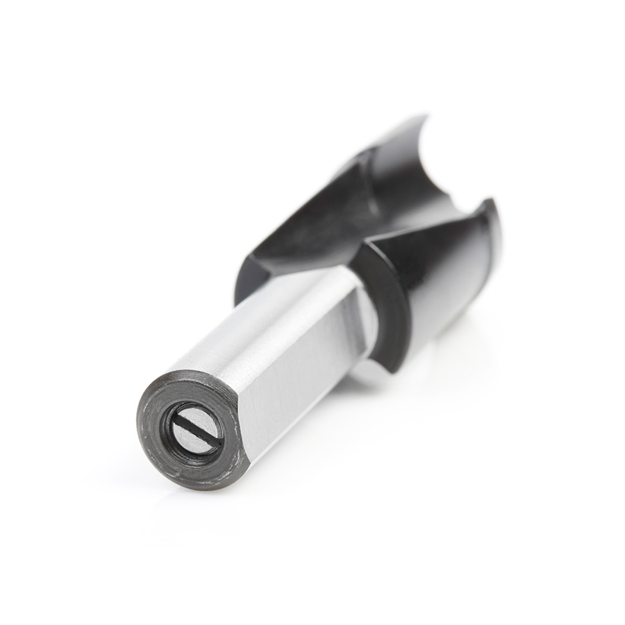 201017 Carbide Tipped Brad Point Boring Bit R/H 17mm Dia x 57mm Long x 10mm Shank
