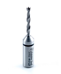 201032 Solid Carbide Cutting Edge Brad Point Boring Bit R/H 3.2mm Dia x 57mm Long x 10mm Shank