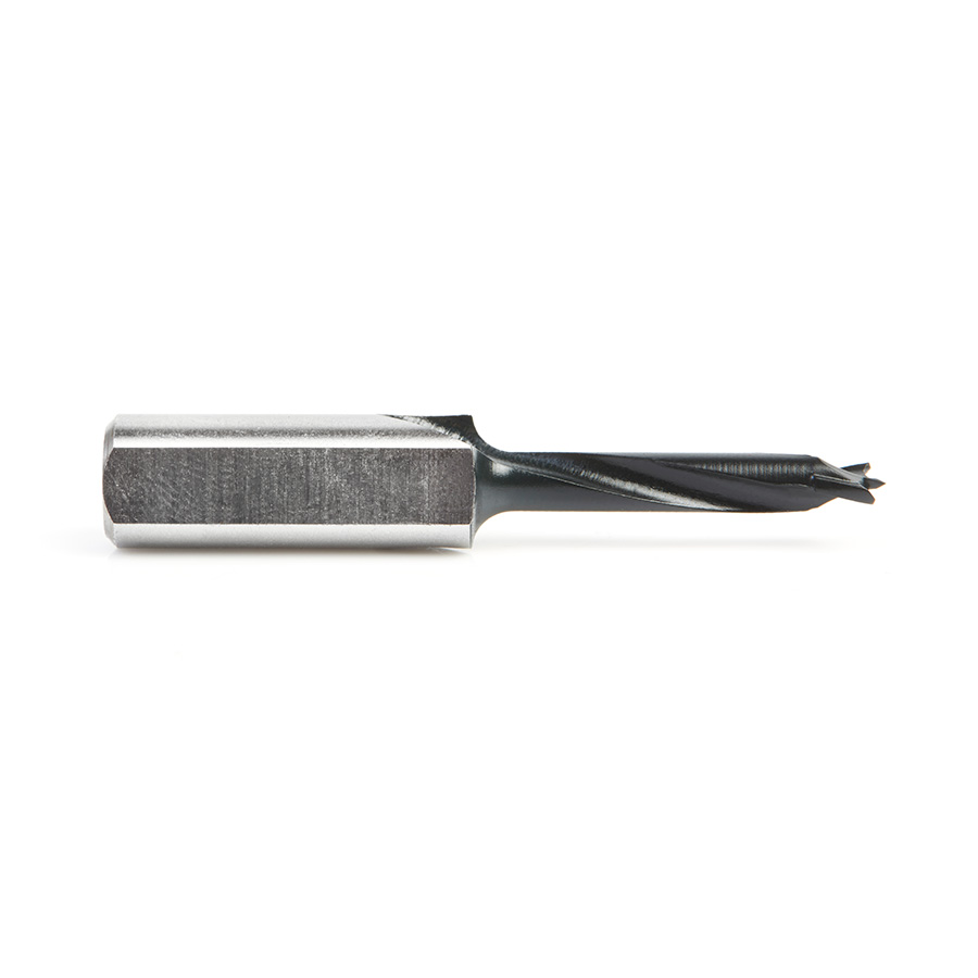 201052 Carbide Tipped Brad Point Boring Bit R/H 5.2mm Dia x 57mm Long x 10mm Shank