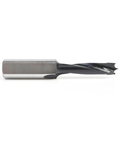 201065 Carbide Tipped Brad Point Boring Bit R/H 6.5mm Dia x 57mm Long x 10mm Shank