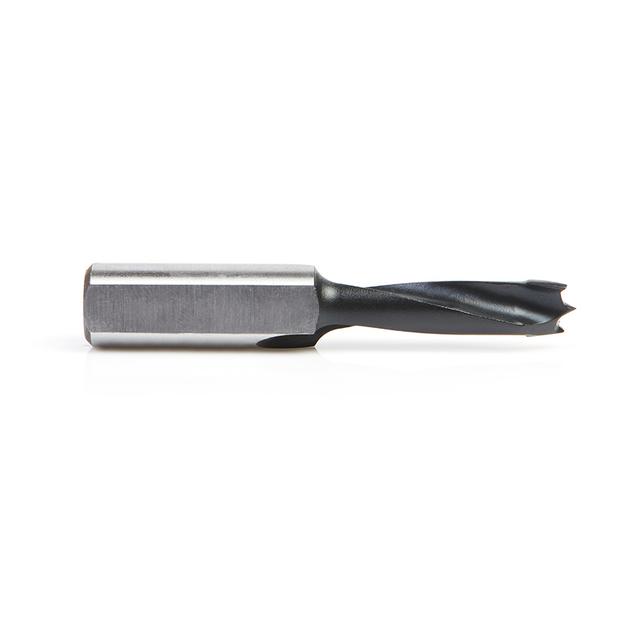 201070 Carbide Tipped Brad Point Boring Bit R/H 7mm Dia x 57mm Long x 10mm Shank