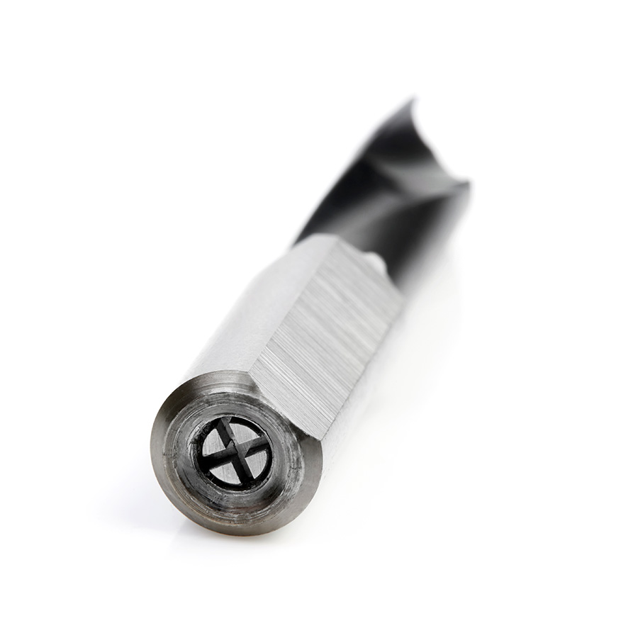 201090 Carbide Tipped Brad Point Boring Bit R/H 9mm Dia x 57mm Long x 10mm Shank