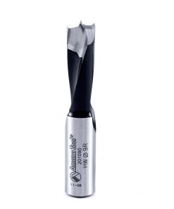 201090 Carbide Tipped Brad Point Boring Bit R/H 9mm Dia x 57mm Long x 10mm Shank