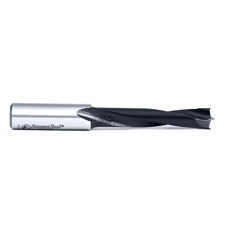 202008 Carbide Tipped Brad Point Boring Bit R/H 8mm Dia x 77mm Long x 10mm Shank
