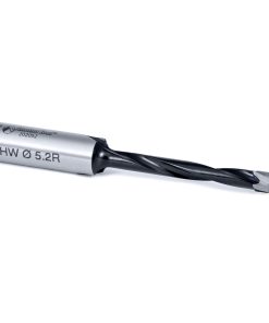202052 Carbide Tipped Brad Point Boring Bit R/H 5.2mm Dia x 77mm Long x 10mm Shank