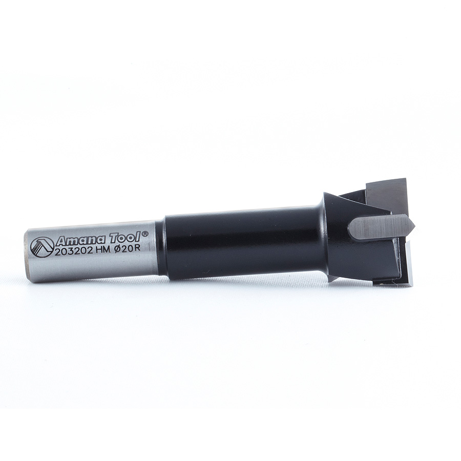 203202 Carbide Tipped Hinge Boring Bit R/H 20mm Dia x 70mm Long x 10mm Shank
